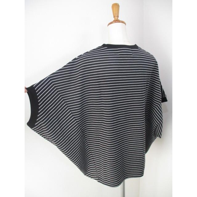 ✨’25ss美品✨TRANOI トラノイ ボーダーコクーントップス BLACK TRANOI 【送料無料】TRANOI. トラノイ TORA ボーダーコクーン