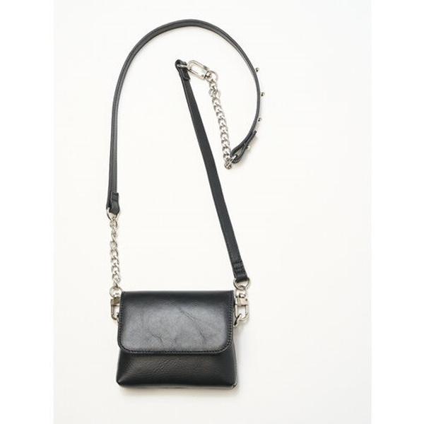 新品YENN チェーンベルトポーチ／Y252-02057-4 YENN 送料無料 イエン Y252-02057 CHAIN BELT POUCH ポーチ チェーン