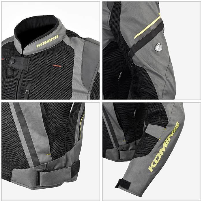 雑誌で紹介された コミネ KOMINE JK-144 リフレクトメッシュジャケット