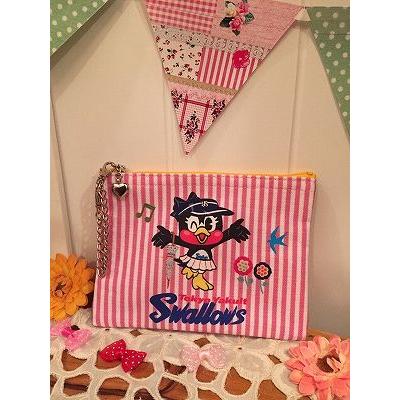 ヤクルトスワローズ×ディンプル青山コラボデザイン チェーン付フラット