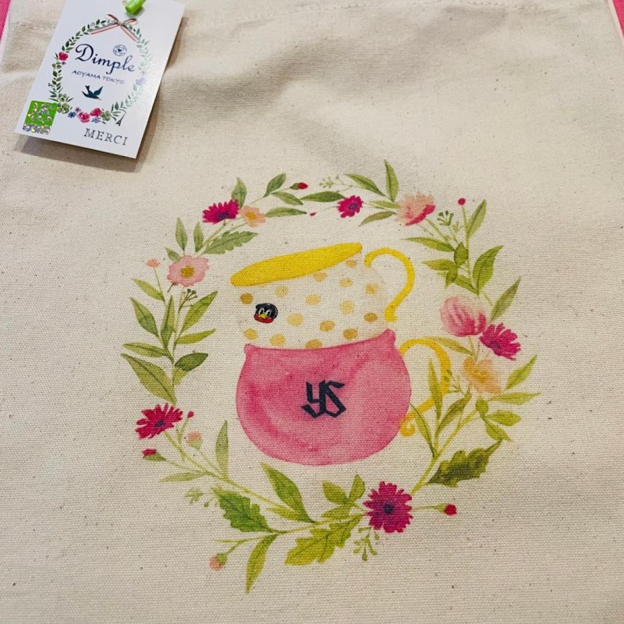 スワローズフラットトートバッグ(つば九郎ティーカップ) : Dimple