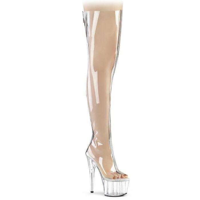 【美品】Pleaser クリア ハイヒール23.5cm flam808tcpn_0.jpg
