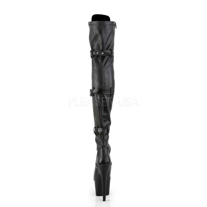 Pleaser（プリーザー） ニーハイブーツ サイハイブーツ 厚底 黒