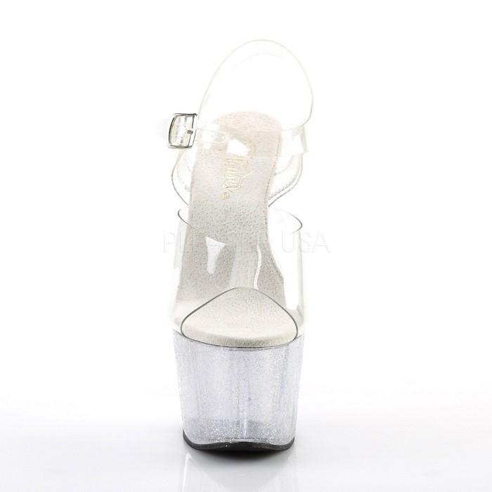 Pleaser プリーザー サンダル 厚底 18 cm ヒール クリア