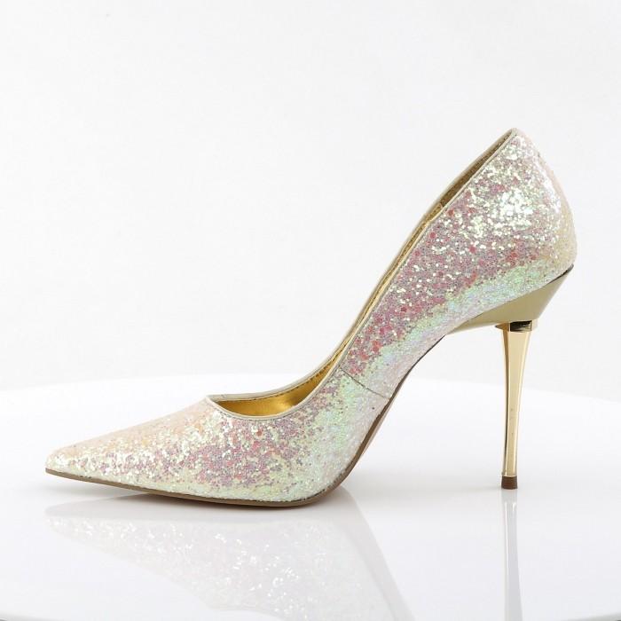 Pleaser プリーザー パンプス 10cm ヒール ローズ キラキラ ラメ グリッター ポインテッドトゥ ハイヒール レディース メンズ 大きいサイズ 小さいサイズ 取寄 | Pleaser | 02