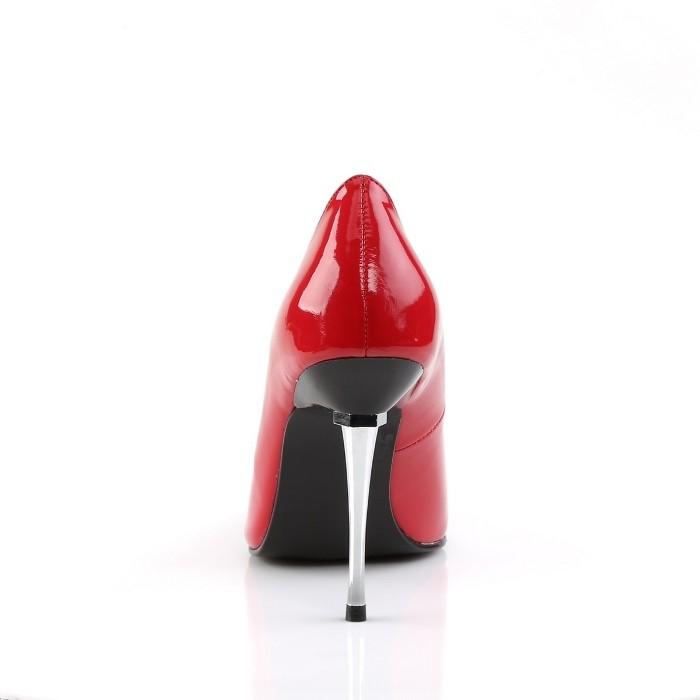 Pleaser プリーザー パンプス 10cm ヒール 赤 レッド エナメル ポインテッドトゥ ハイヒール ピンヒール レディース メンズ 大きいサイズ 小さいサイズ 靴 取寄 | Pleaser | 03