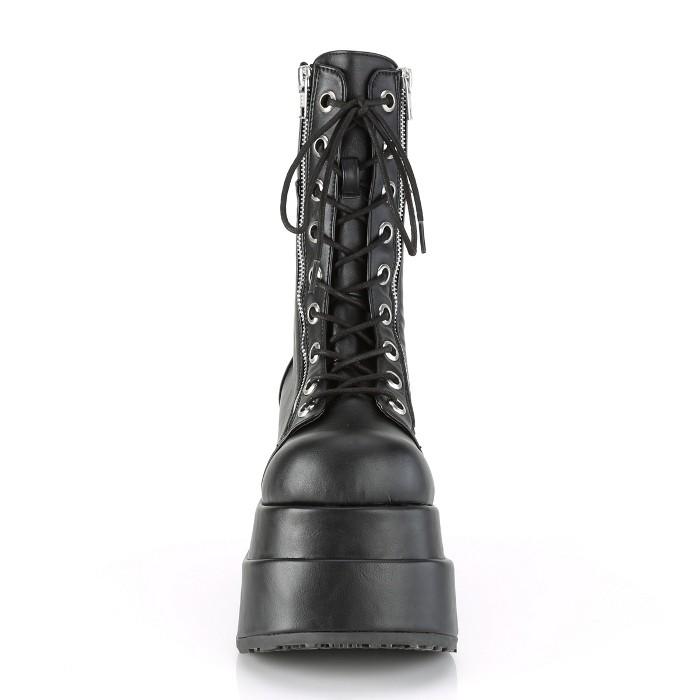 demoniaデモニア　厚底ブーツ 黒　us9サイズ Pleaser demonia デモニア ショートブーツ 厚底 ラバーソール