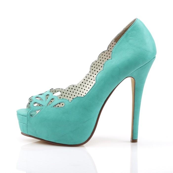 Pleaser プリーザー パンプス 13.5cm ヒール ティール 合皮 フェイクレザー オープントゥ レディース メンズ 大きいサイズ 小さいサイズ ハイヒール 靴 取寄 | Pleaser | 02