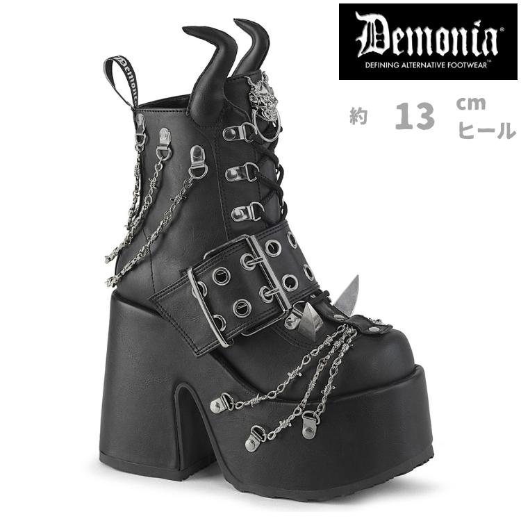 DEMONIA ショートブーツ 厚底 Pleaser（プリーザー） demonia デモニア 厚底 ブーツ ショートブーツ