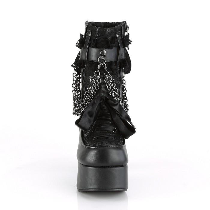 Pleaser demonia デモニア ショートブーツ 厚底 11.5 cm ヒール