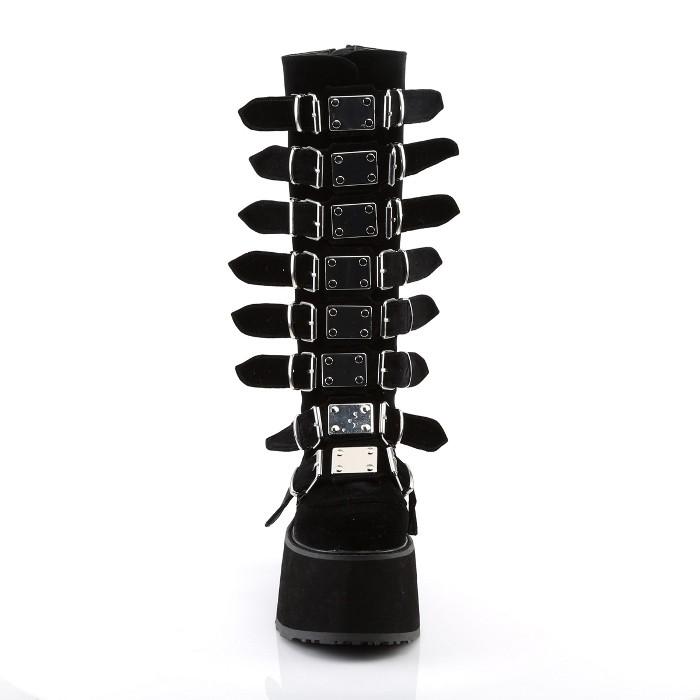 Pleaser demonia デモニア ロングブーツ 厚底 ラバーソール 9 cm