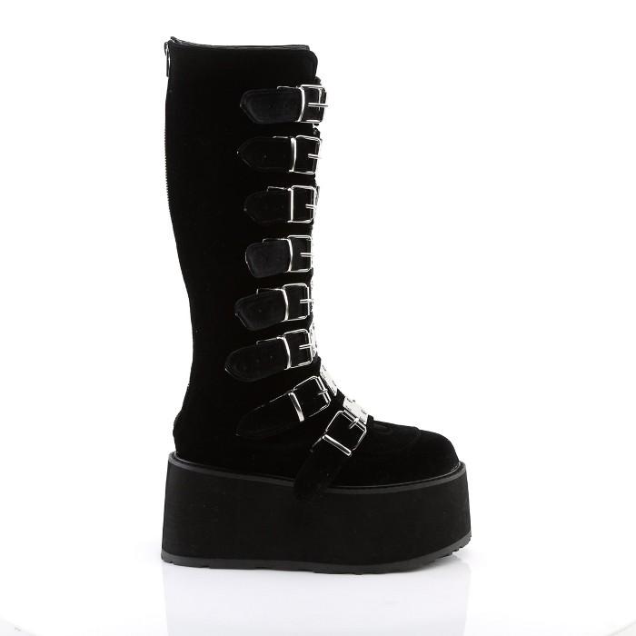 Pleaser demonia デモニア ロングブーツ 厚底 ラバーソール 9 cm