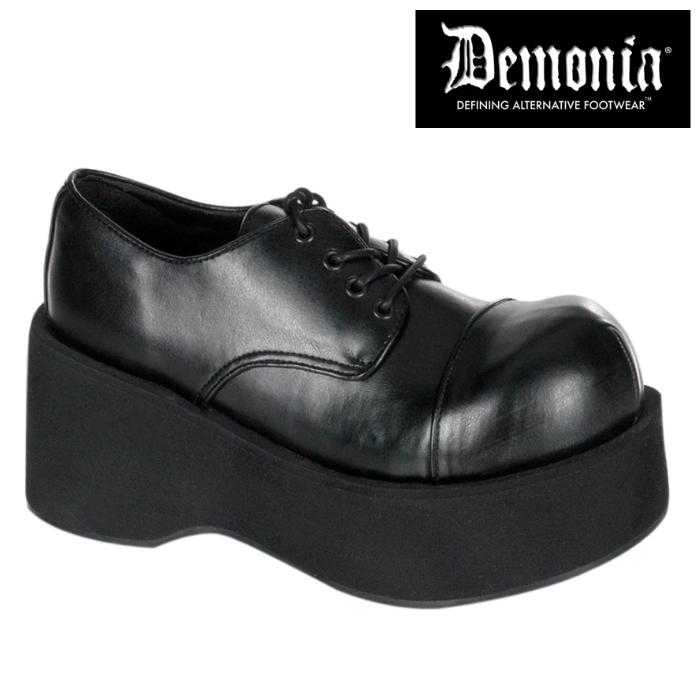 【Demonia　デモニア】スニーカー　厚底 黒　ブラック　5 Pleaser（プリーザー） demonia デモニア 厚底 スニーカー ハイソール