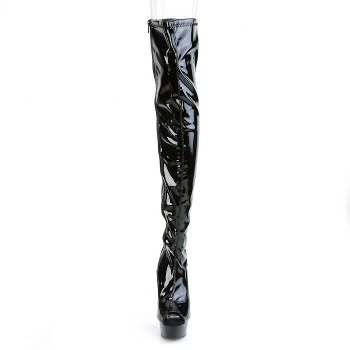Pleaser（プリーザー） ニーハイ サイハイ ブーツ 15cm ヒール ブーツ