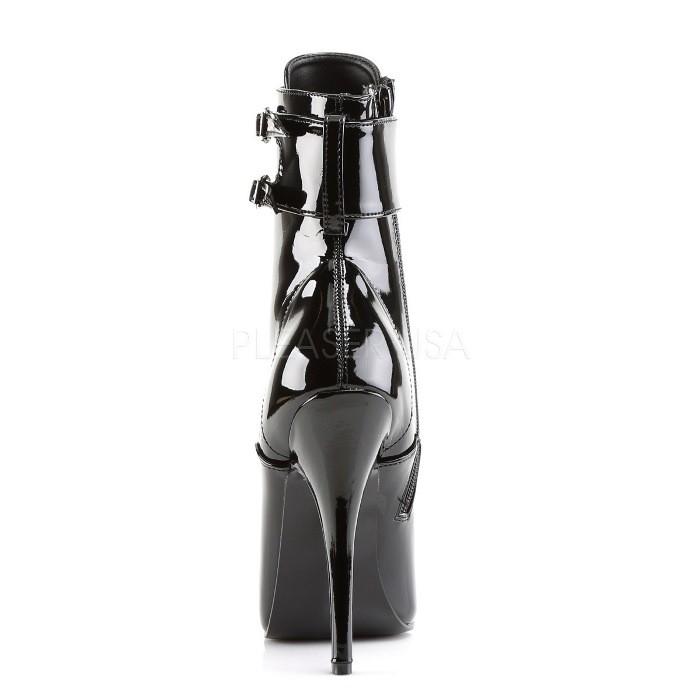 プリーザー　ショートブーツ　黒 Pleaser プリーザー ハイヒール ショートブーツ 黒 ブラック