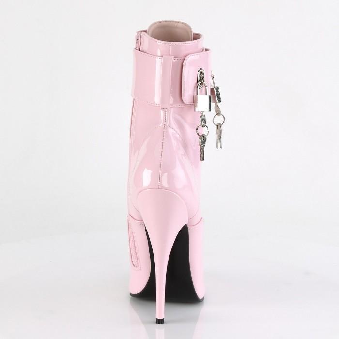 Pleaser プリーザー ハイヒール ショートブーツ 大きいサイズ 小さいサイズ ベビーピンク 15 cm ヒール 高め レディース メンズ アンクルカフ 編み上げ 取寄 | Pleaser | 03