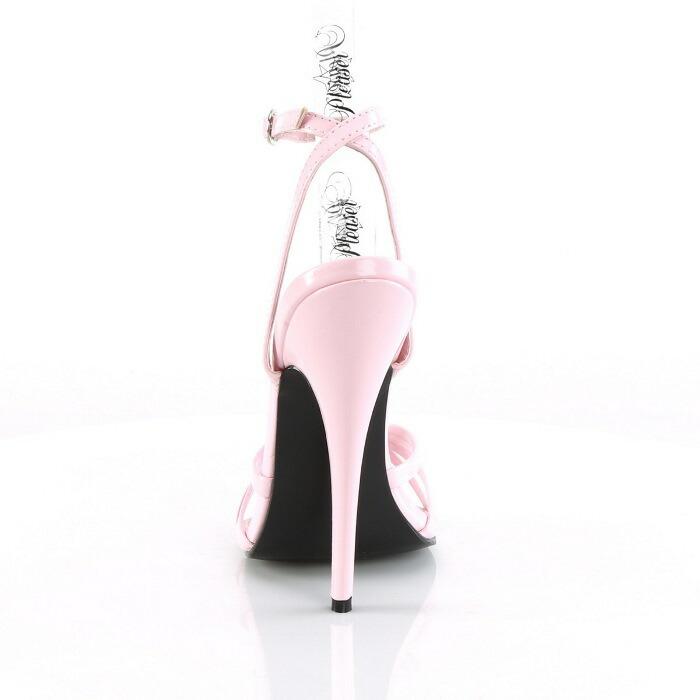 Pleaser プリーザー ハイヒール サンダル 大きいサイズ ベビーピンク エナメル 15 cm ヒール 高め レディース メンズ ピンヒール ストラップ キャバ ヒール 取寄 | Pleaser | 03