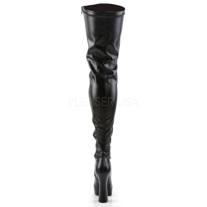 Pleaser プリーザー エナメル ニーハイブーツ 黒 サイハイブーツ Pleaser プリーザー エナメル ニーハイブーツ 黒 サイハイブーツ