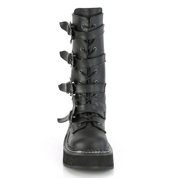 Pleaser demonia デモニア ミドルブーツ 厚底 ラバーソール 5 cm Pleaser demonia デモニア ミドルブーツ 厚底 ラバーソール 5 cm
