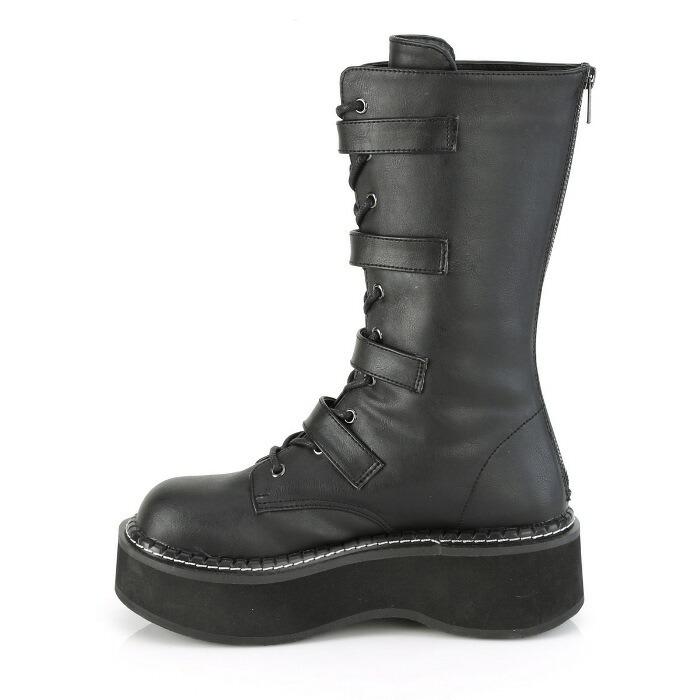 Pleaser demonia デモニア ミドルブーツ 厚底 ラバーソール 5 cm Pleaser demonia デモニア ミドルブーツ 厚底 ラバーソール 5 cm