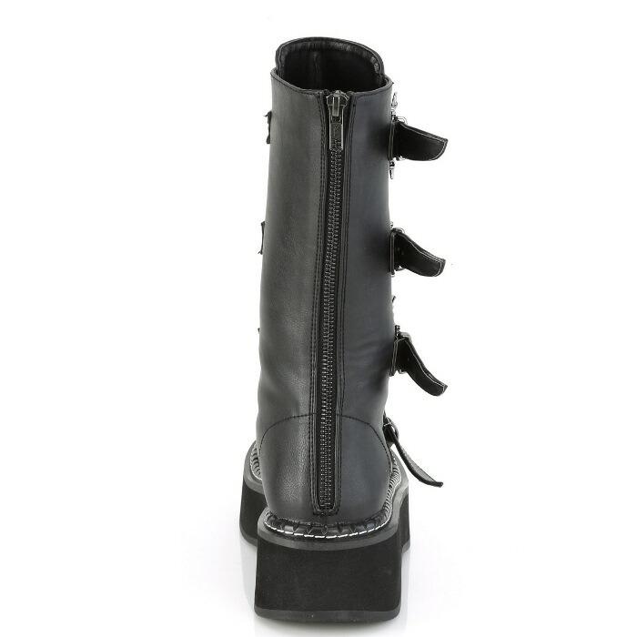 Pleaser demonia デモニア ミドルブーツ 厚底 ラバーソール 5 cm Pleaser demonia デモニア ミドルブーツ 厚底 ラバーソール 5 cm