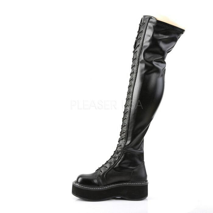 Pleaser（プリーザー） demonia デモニア サイハイブーツ 厚底