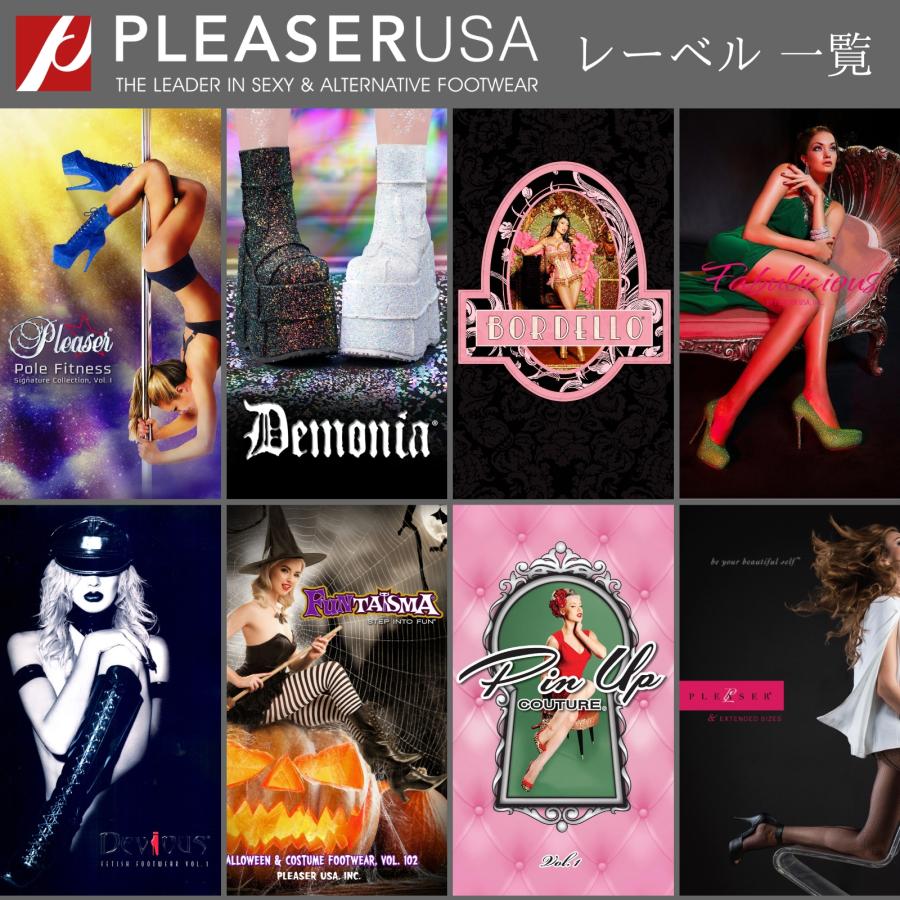 20cm ヒール Pleaser プリーザー サンダル 超厚底 ポールダンス 用 キャバ 大きいサイズ対応 ハイヒール クリア ピンク クロム レディース メンズ 即納 取寄 | Pleaser | 06