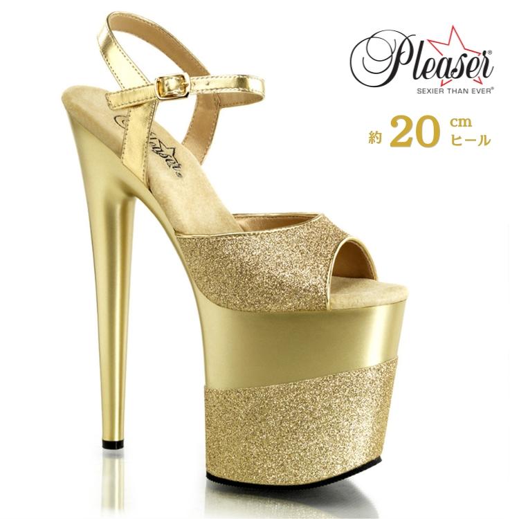 Pleaser（プリーザー） 20 cm ヒール 高め 厚底 キャバサンダル 大きい