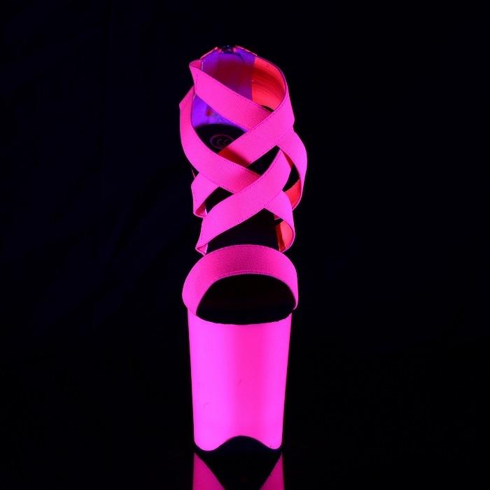Pleaser（プリーザー） サンダル 厚底 20 cm ヒール ネオン ピンク