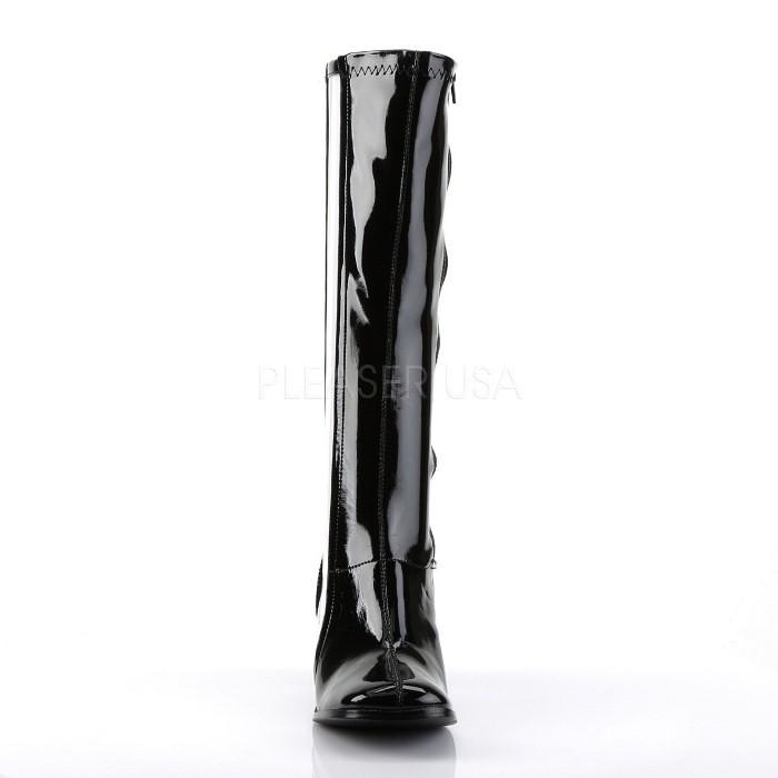Pleaser（プリーザー） ロングブーツ シースルー ストレッチ 8cm