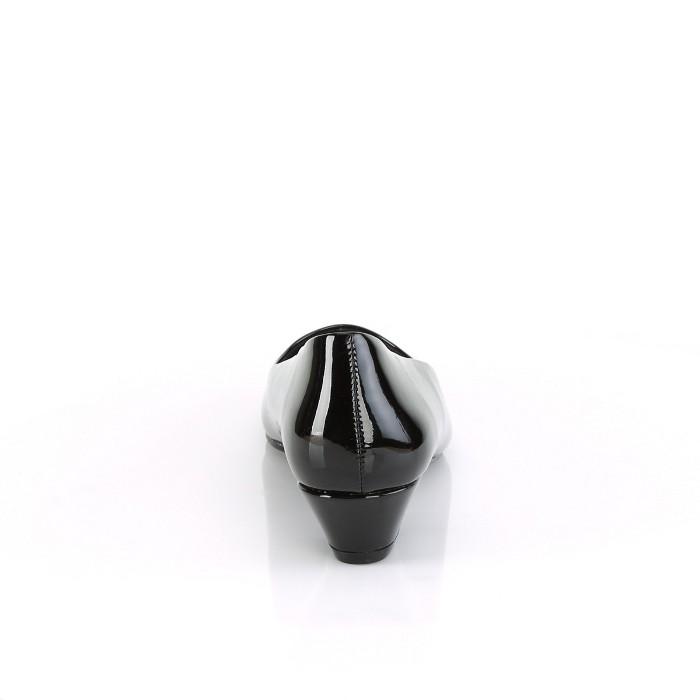 Pleaser プリーザー パンプス ローヒール 大きいサイズ 小さいサイズ 黒 ブラック エナメル 3 cm ヒール 低め レディース メンズ ピンヒール ラウンドトゥ 取寄 | Pleaser | 03
