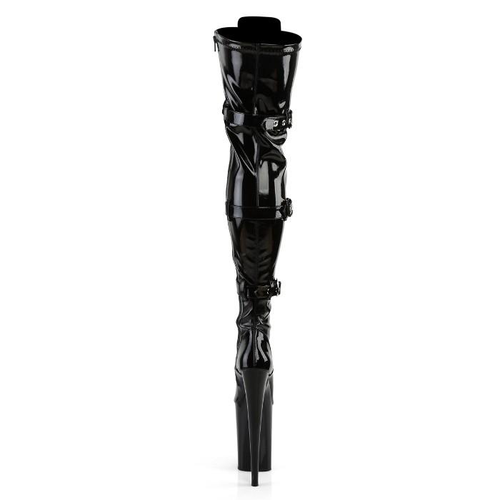 近日削除します！最終値下げ！　Pleaser エナメルサイハイブーツ Pleaser（プリーザー） サイハイブーツ 厚底 23 cm ヒール ロング