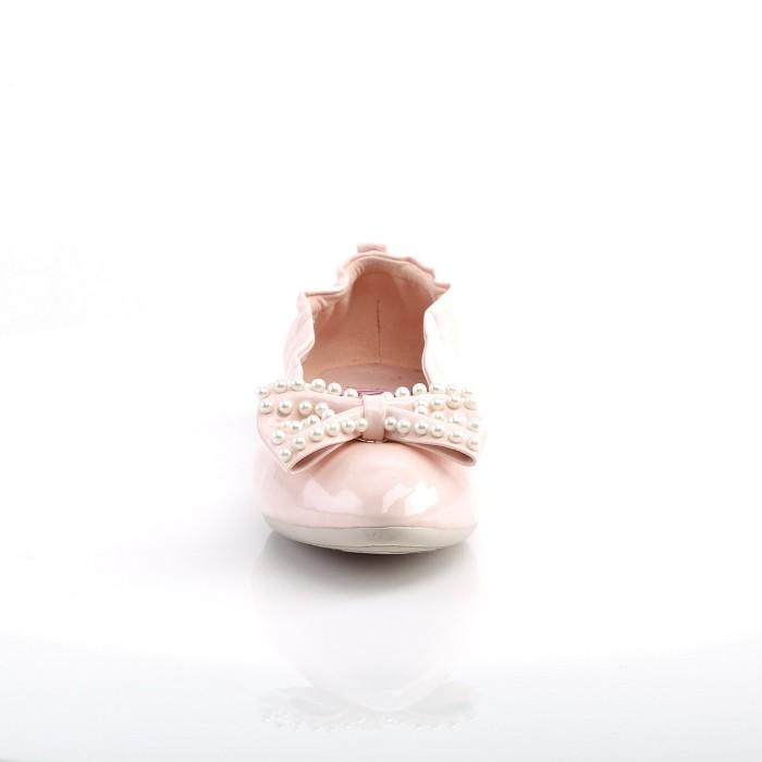 Pleaser プリーザー ぺたんこ パンプス フラット パンプス バレエシューズ ベビーピンク エナメル リボン 大きいサイズ 小さいサイズ レディース メンズ 靴 取寄 | Pleaser | 01