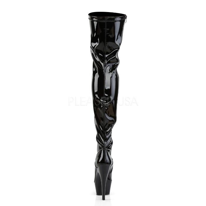 Pleaser（プリーザー） ニーハイブーツ サイハイブーツ 厚底 15 cm