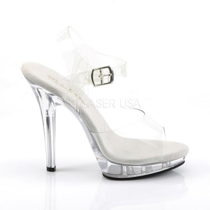 Pleaser プリーザー クリアサンダル 12cm(13cm) センチ ヒール Pleaser プリーザー クリアサンダル 12cm(13cm) センチ ヒール