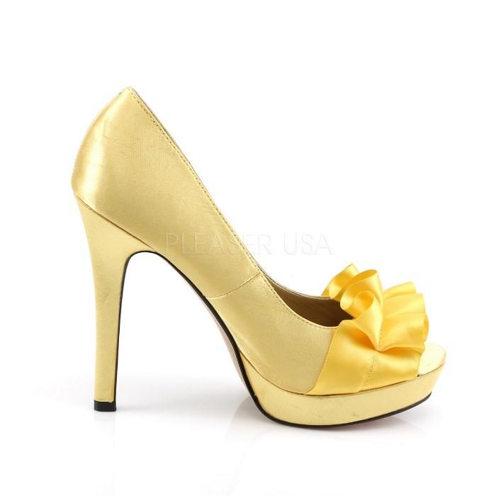 Pleaser（プリーザー） ピープトゥ 厚底 ハイヒール パンプス 12 cm