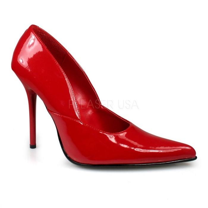 パンプス ハイヒール 赤 レッド エナメル Pleaser プリーザー Mil01r ハイヒール厚底靴のディンプルズ 通販 Yahoo ショッピング