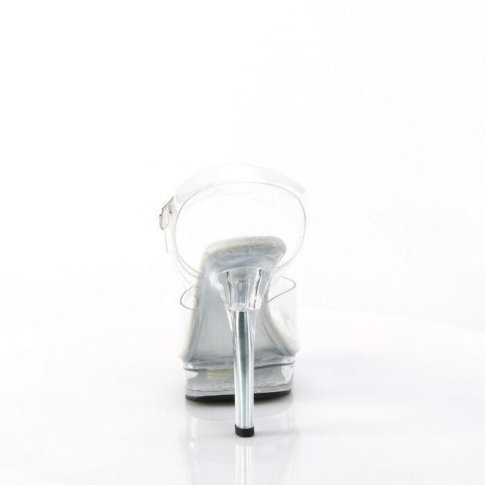 Pleaser プリーザー サンダル キャバ ヒール 厚底 レディース メンズ 13 cm ヒール 高め クリア クリアヒール クリアソール ハイヒール 大きいサイズ あり 取寄 | Pleaser | 03