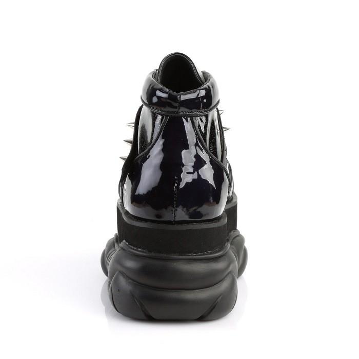 Pleaser demonia デモニア スニーカー 厚底 7.5 cm ヒール 黒 Pleaser demonia デモニア スニーカー 厚底 7.5 cm ヒール 黒