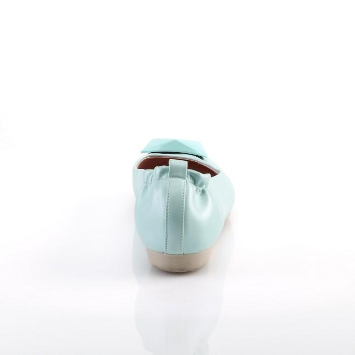 Pleaser プリーザー パンプス ぺたんこ フラットシューズ アクア 合皮 かかとギャザー ラウンドトゥ レディース メンズ 大きいサイズ 小さいサイズ 靴 取寄 | Pleaser | 03