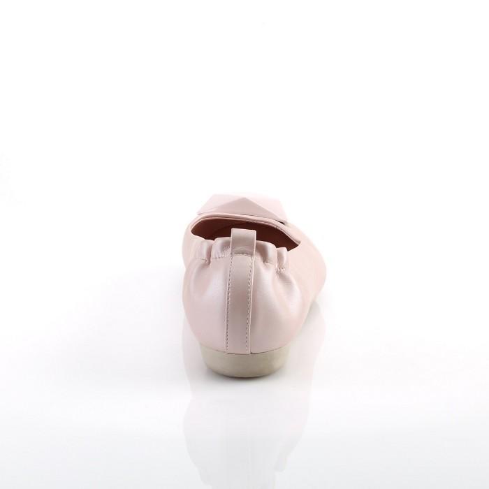 Pleaser プリーザー パンプス ぺたんこ フラットシューズ ベビーピンク 合皮 かかとギャザー ラウンドトゥ レディース メンズ 大きいサイズ 小さいサイズ 取寄 | Pleaser | 03