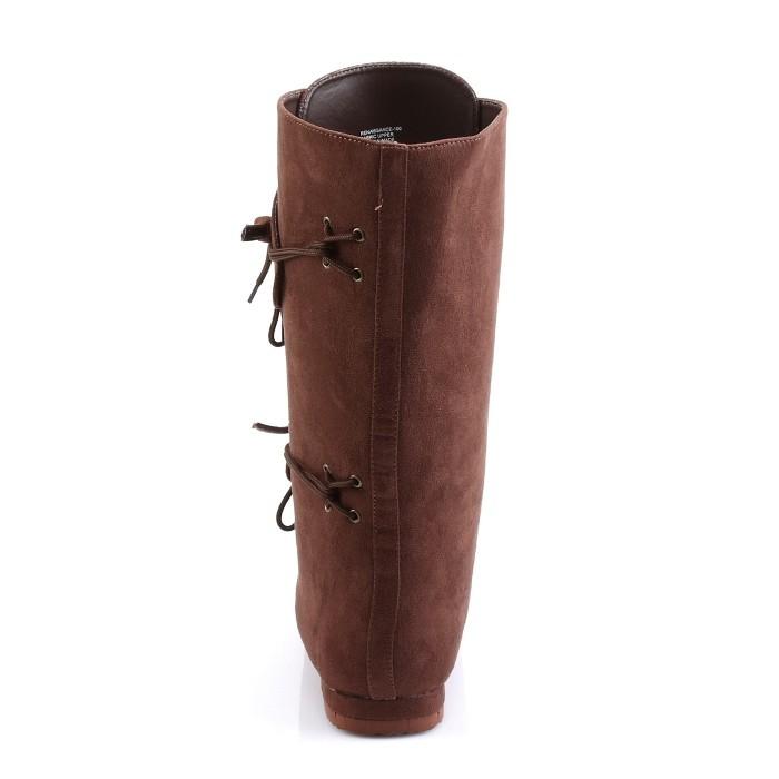 Pleaser プリーザー ローヒール ブーツ メンズ 低め 茶 ブラウン スエード カジュアル ミドル丈 ハーフブーツ 男性用 靴 シューズ 大きいサイズ あり 取寄 | Pleaser | 03