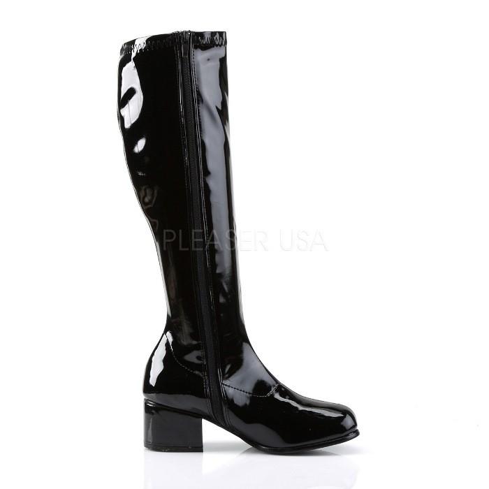 Pleaser プリーザー ロングブーツ 5cm ヒール 黒 ブラック