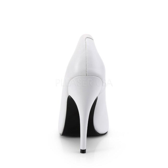 Pleaser プリーザー ハイヒール パンプス 大きいサイズ 小さいサイズ 白 ホワイト 合皮 13cm ヒール 高め レディース メンズ ピンヒール ポインテッドトゥ 取寄 | Pleaser | 03