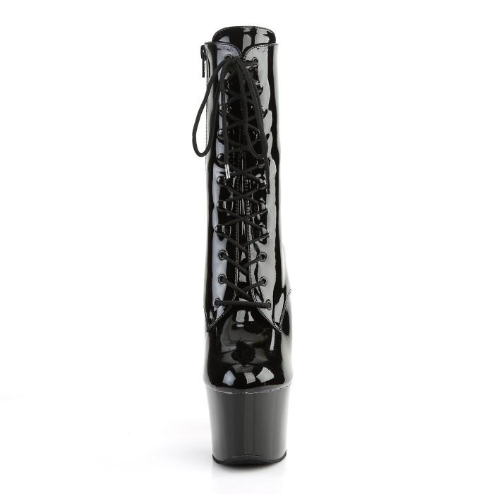 Pleaser（プリーザー） ヒール ショートブーツ 厚底 18 cm ヒール 黒