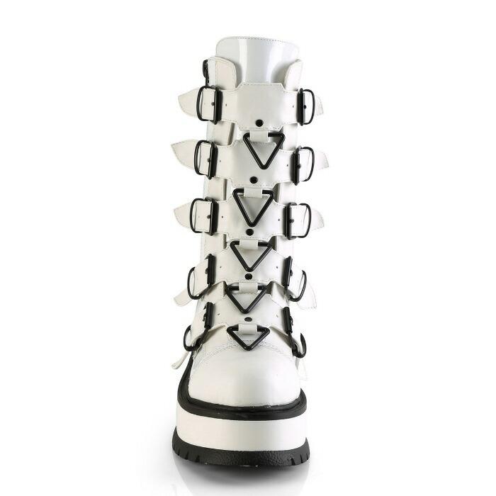Pleaser demonia デモニア ミドルブーツ 厚底 ラバーソール 5 cm