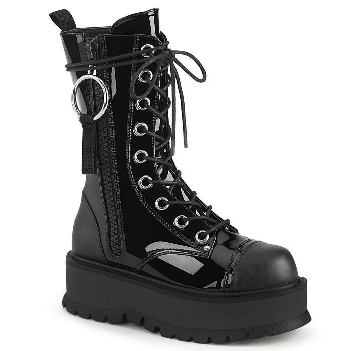 Pleaser demonia デモニア ショートブーツ 厚底 ラバーソール 5 cm 