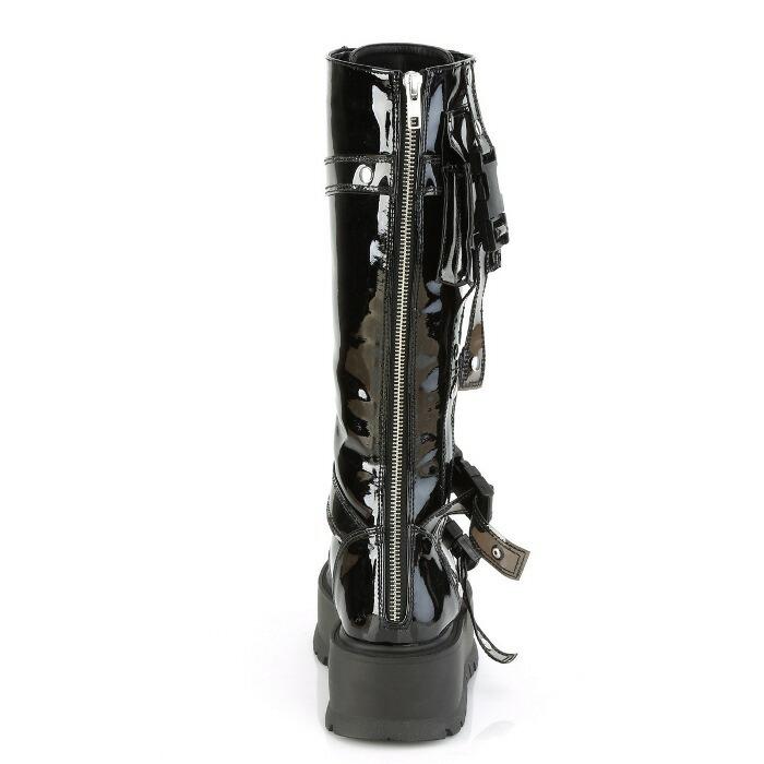 Pleaser demonia デモニア ロングブーツ 厚底 ラバーソール 5 cm 