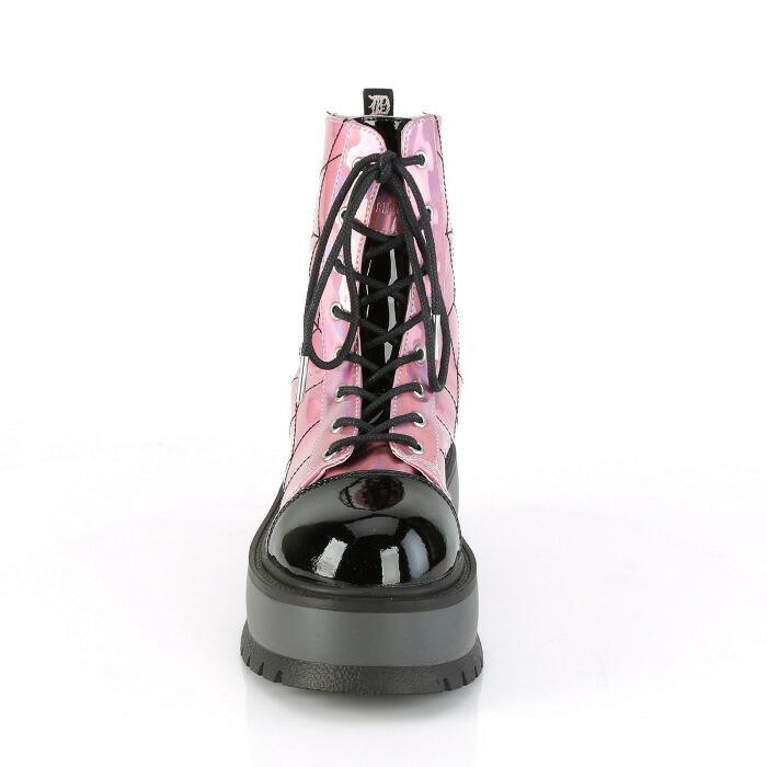 デモニア♡DEMONIA★エナメル ハート♡スタッズ★厚底 24cm New Styles | Official Retailer | Demonia Cult