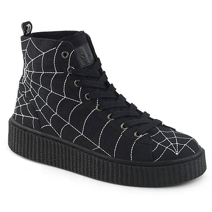Pleaser demonia デモニア 厚底 スニーカー メンズ 黒 ブラック Pleaser demonia デモニア 厚底 スニーカー メンズ 黒 ブラック